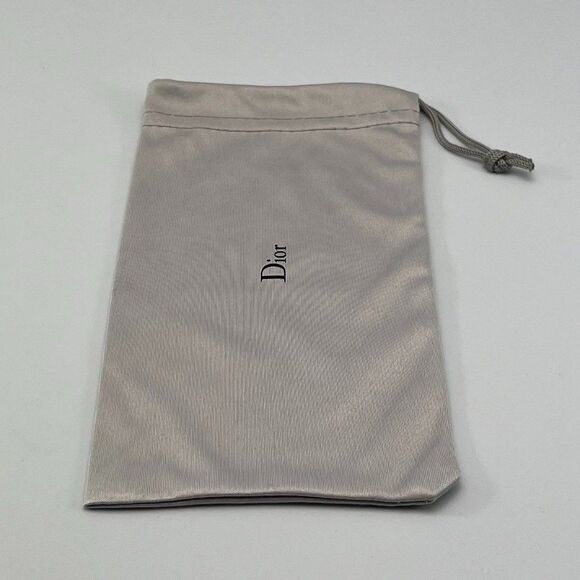 NEW Original Authentic Christian Dior Pouch Grey Sunglasses/Eyeglasses - Picture 2 of 2